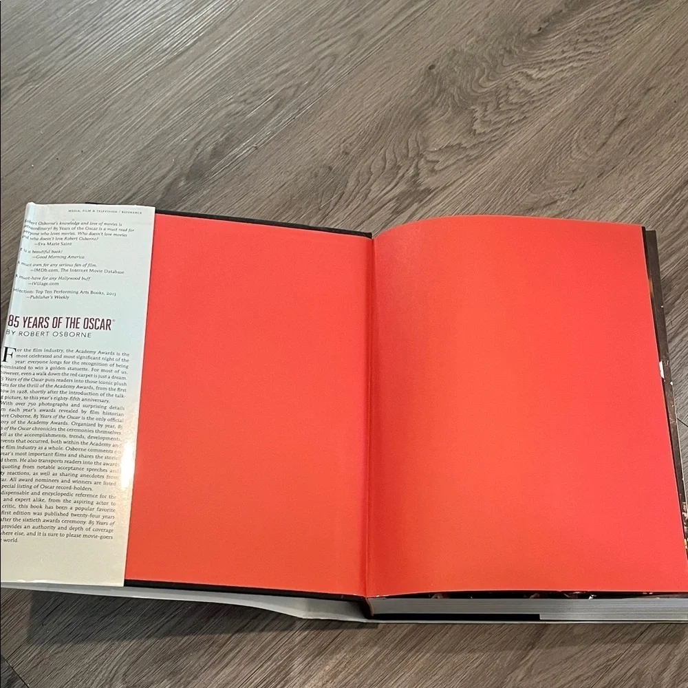 Bright Red Hardcover Book!